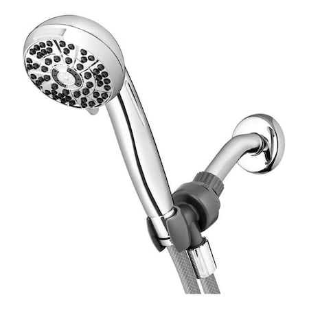Waterpik Waterpik 4892162 PowerPulsePlus Chrome Six settings Handheld Showerhead; 2 Gpm 4892162